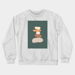 Boho Abstract Stones Crewneck Sweatshirt